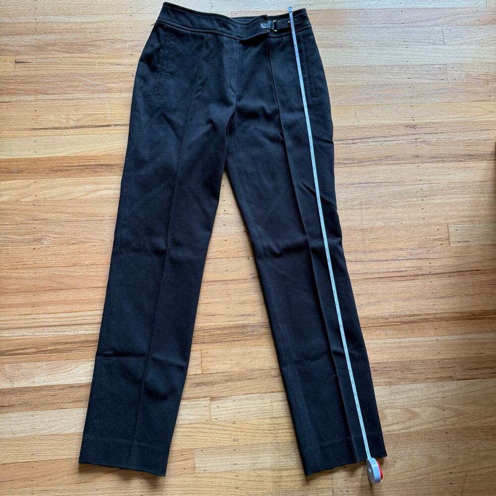 Marie Valois Black Tapered Leg Trouser Pants Size 8 Glof Classic Professional - Picture 13 of 15